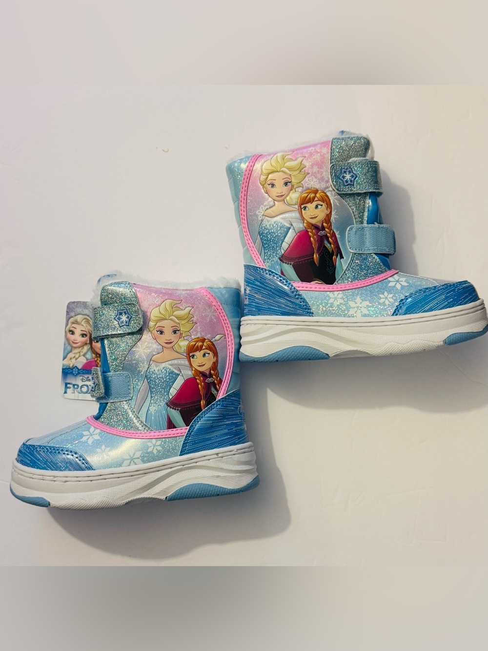 Disney Frozen Anna and Elsa Light-Up Winter Snow Boots 11